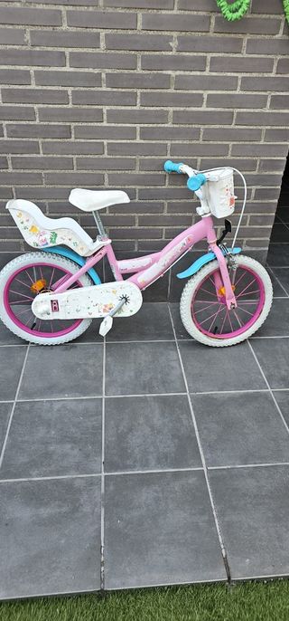 Bicicleta infantil 16 pulgadas rosa