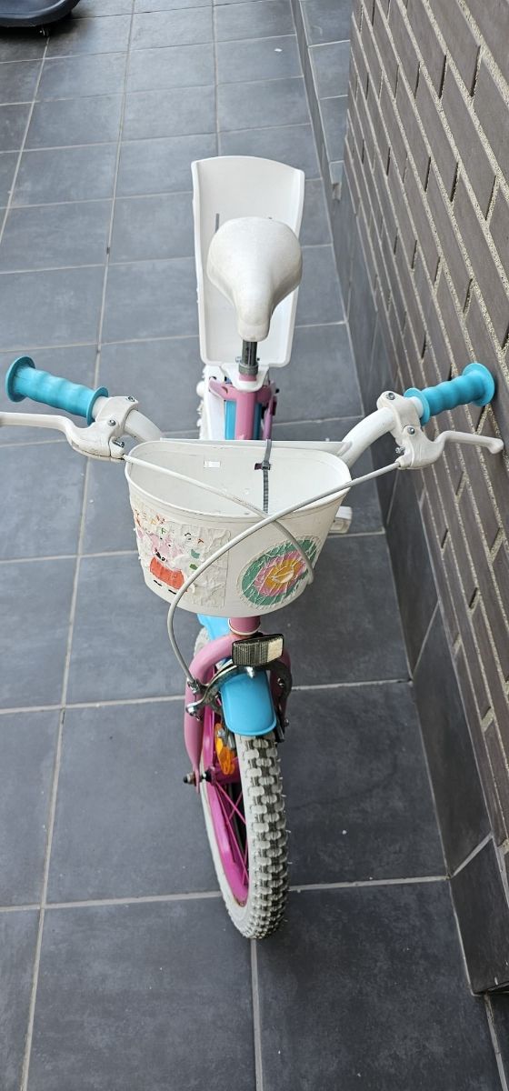 Bicicleta infantil 16 pulgadas rosa