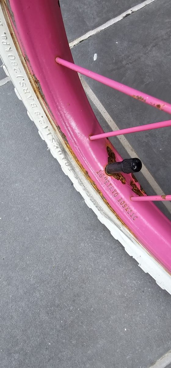 Bicicleta infantil 16 pulgadas rosa