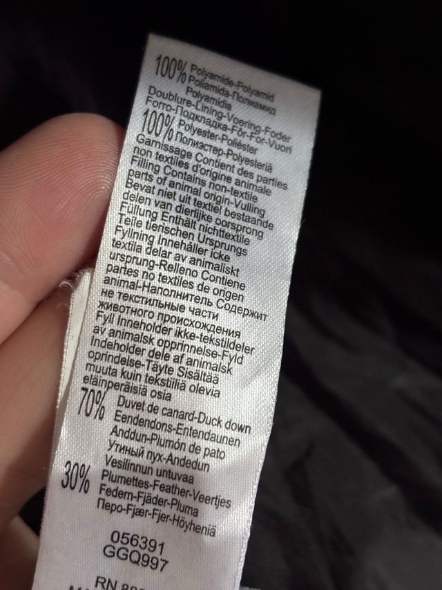 Abrigo pluma de patoMarca La redoute.