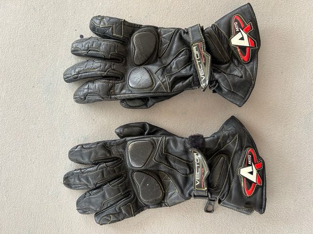 akito vector, guantes de moto para hombre/cuero