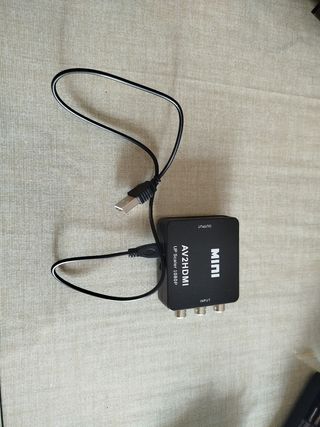 Convertidor HD 1080p RCA AV a HDMI RCA