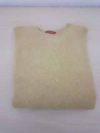 Jersey Peñalara lana marrón Amarillo