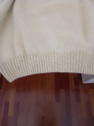 Jersey Peñalara lana marrón Amarillo