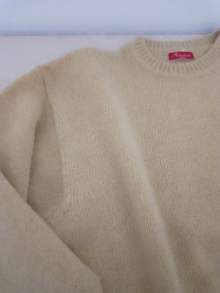 Jersey Peñalara lana marrón Amarillo