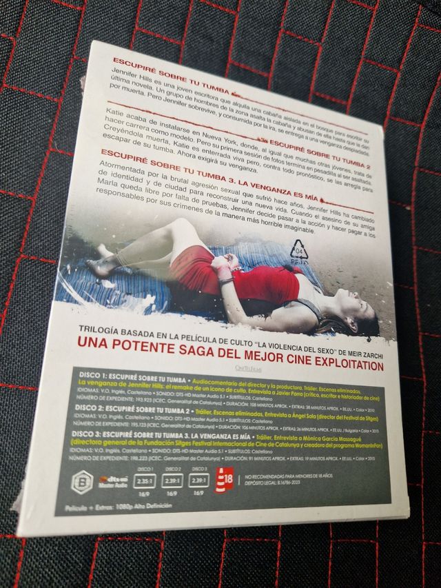Pack saga escupiré sobre tu tumba bluray