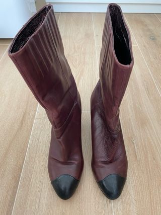 Botines de piel