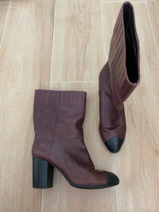 Botines de piel