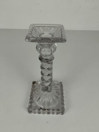 Candelabro cristal labrado