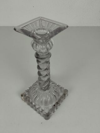 Candelabro cristal labrado
