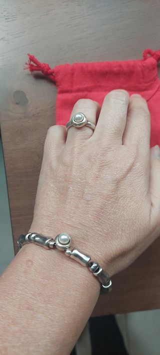 Conjunto anillo pulsera