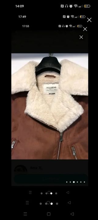 Chaqueta doble faz Pull n bear