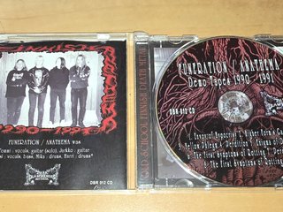 FUNERATION/ANATHEMA CD Demo 90-91,Death Metal*LEER
