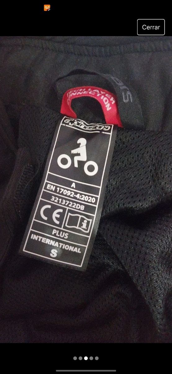 Chaqueta moto alpinestars