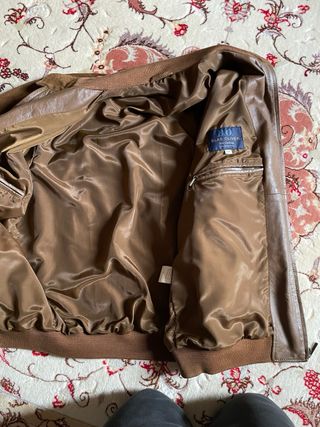 Chaqueta de piel hombre