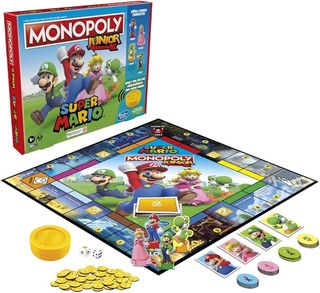 Hasbro Juego de mesa Monopoly Junior Super Mario