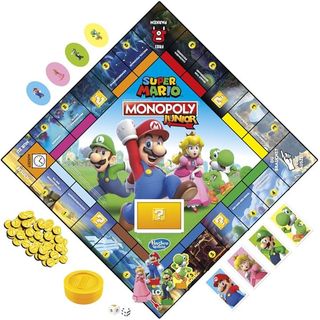 Hasbro Juego de mesa Monopoly Junior Super Mario