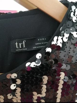 Vestido corto de lentejuelas