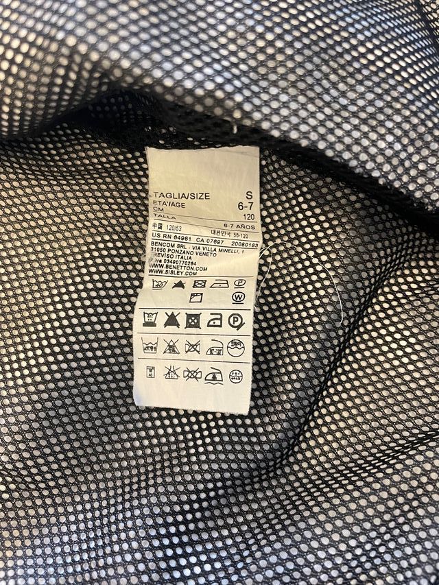 Giubbino Sisley primaverile tg 6/7 anni