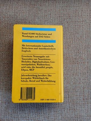 Diccionario inglés aleman