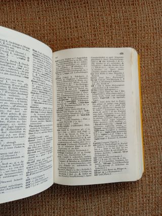 Diccionario inglés aleman