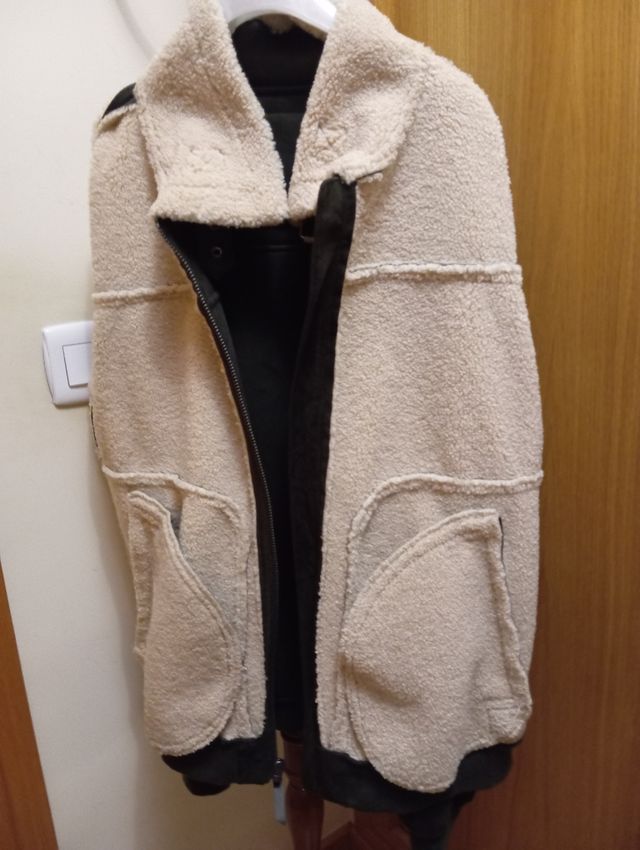 Cazadora de caballero verde oscura