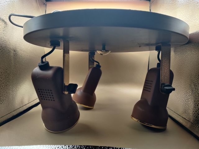 Aplique lámpara techo 3 focos