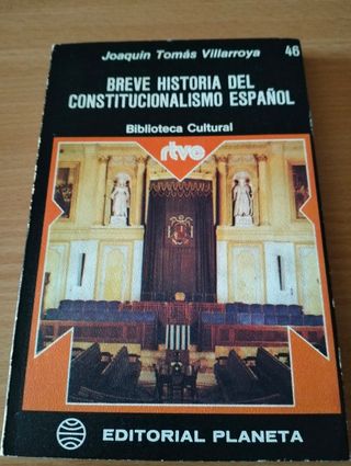 Libro Breve historia del Constitucionalismo españo