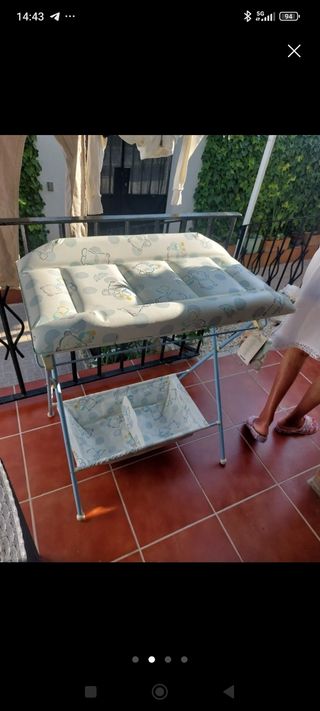 Cambiador + bañera bebé Jané