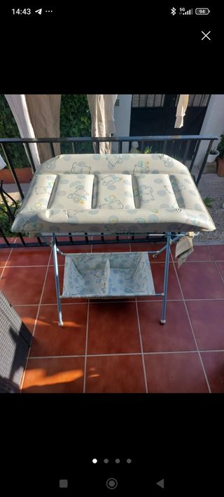 Cambiador + bañera bebé Jané