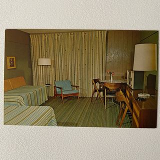 Postales de hoteles de los años 60