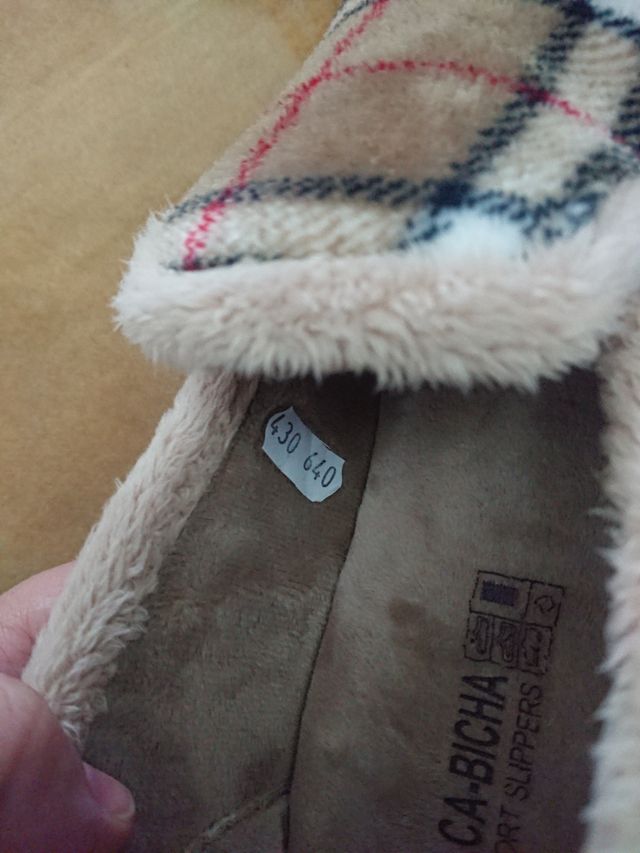 Zapatillas casa hombre . Números 41 y 43