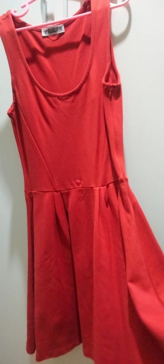 "Rebajado"Vestido Rojo Pull & Bear