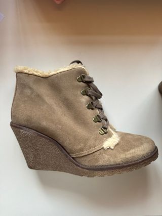 Botines de cuña