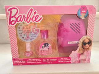 Barbie. Estuche de colonia y decorado uñas
