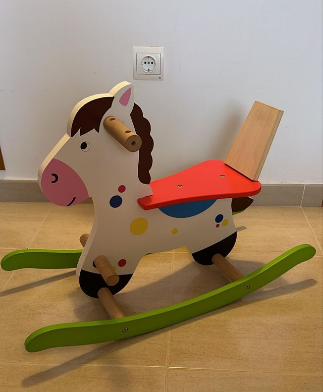 Caballito madera Colores