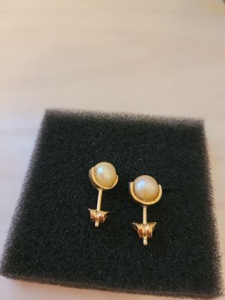 Pendientes en oro 