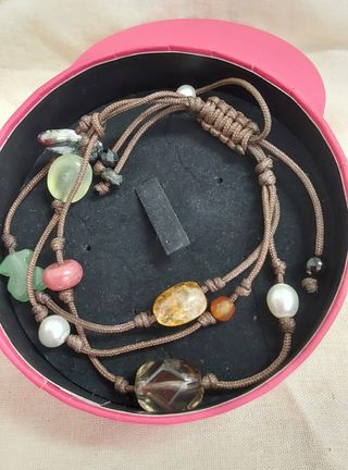 Pulsera Triple Tous Tibet con Gemas.Original