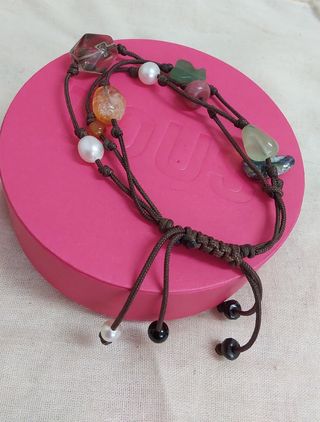 Pulsera Triple Tous Tibet con Gemas.Original