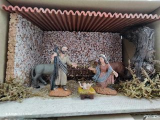PORTAL BELÉN CON FIGURAS 