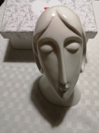 Testa ceramica portaoggetti