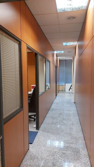 Oficina, mámparas, módulos, biombos, ventanas
