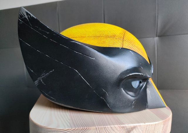 Casco (Helmet) estilo heroe pintado a mano