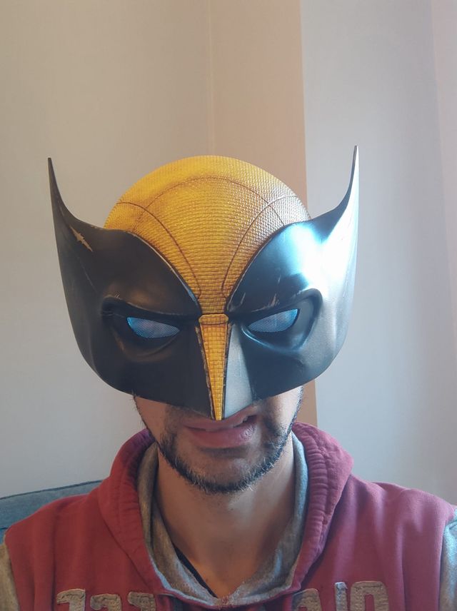 Casco (Helmet) estilo heroe pintado a mano