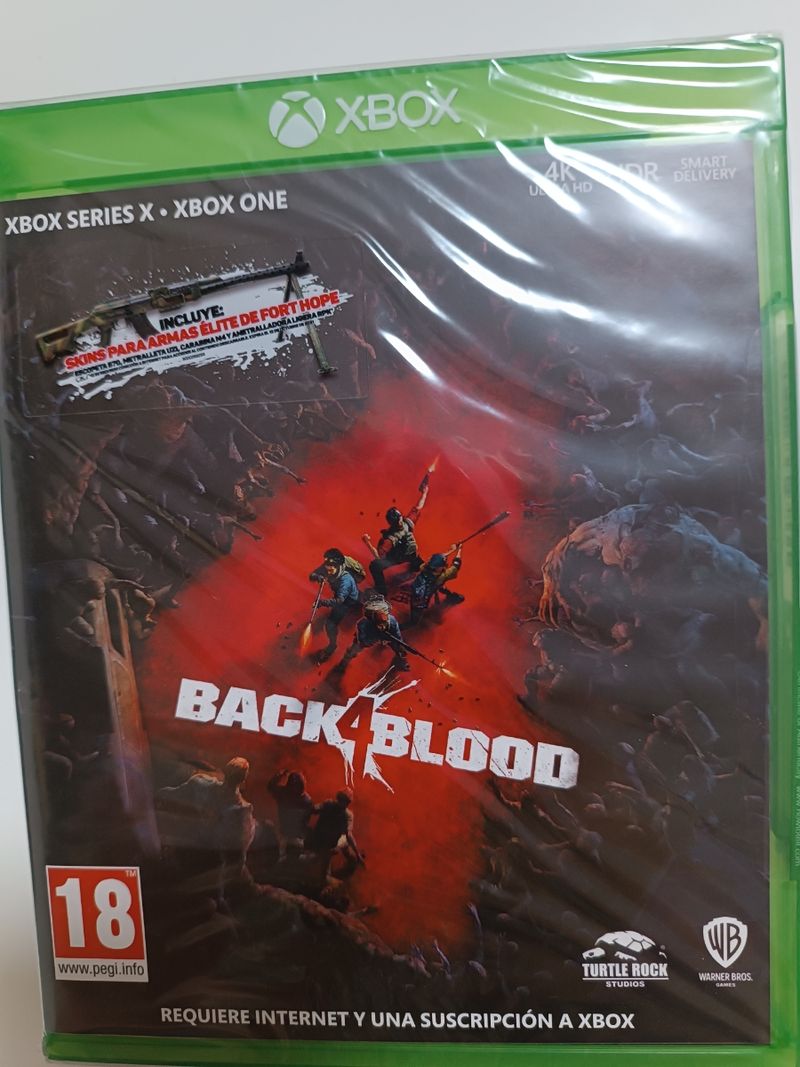 Imagen de Black For 4 Blood Xbox Nuevo Precintado