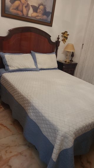 DORMITORIO CAOBA COMPLETO NUEVO
