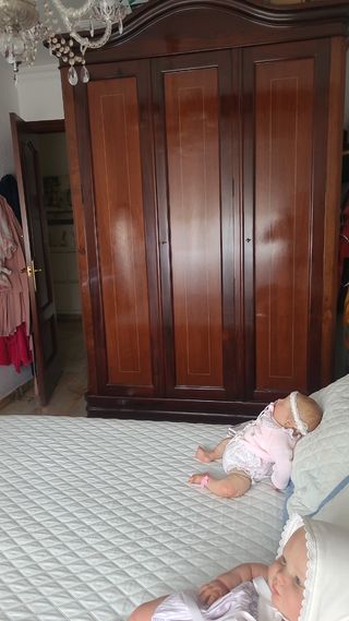 DORMITORIO CAOBA COMPLETO NUEVO