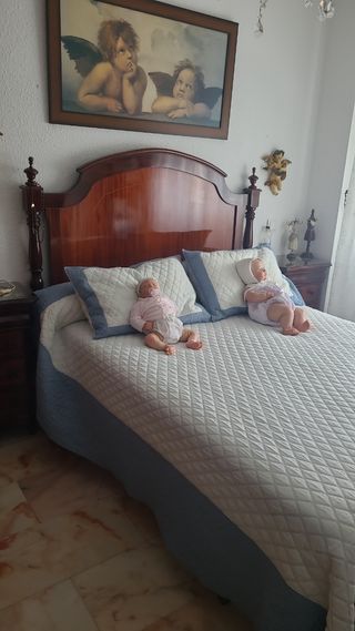 DORMITORIO CAOBA COMPLETO NUEVO