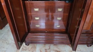 DORMITORIO CAOBA COMPLETO NUEVO