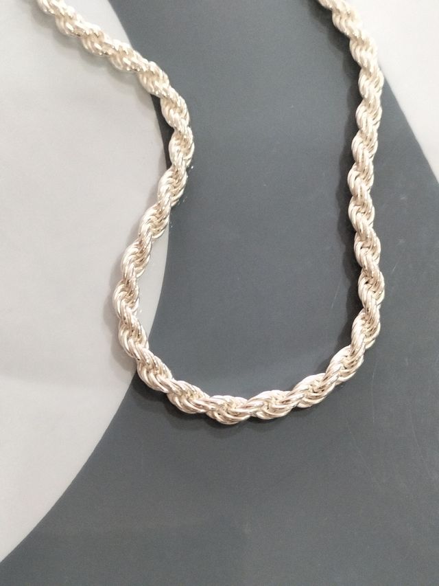 Cordón plata hombre nuevo 